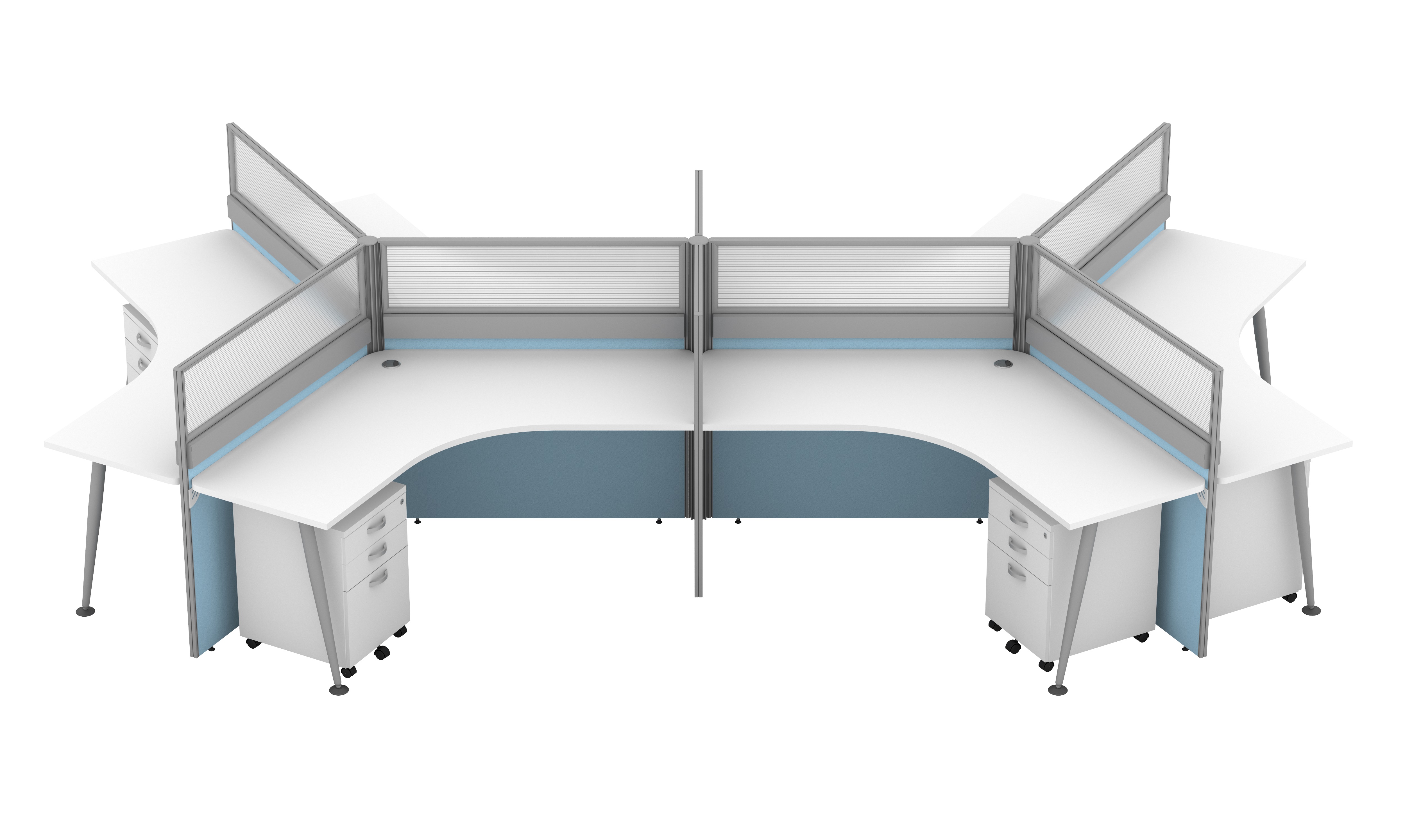 BLOCK-5 WORKSTATION FOR CLUSTER OF 6